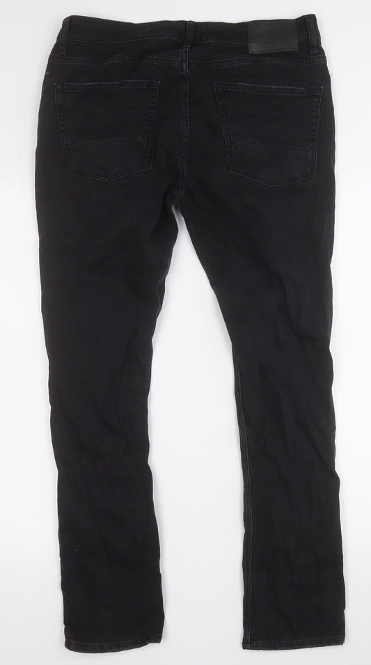 River Island Womens Black  Cotton Skinny Jeans Size 32 L27 in Regular
