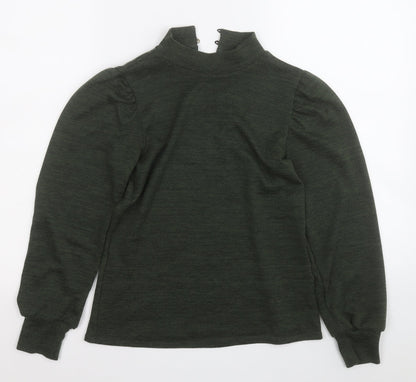 Womens UK Size 8 M&Co Green Pullover Jumper