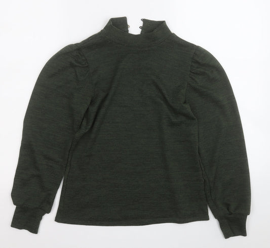 Womens UK Size 8 M&Co Green Pullover Jumper