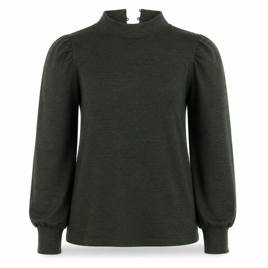 Womens UK Size 8 M&Co Green Pullover Jumper