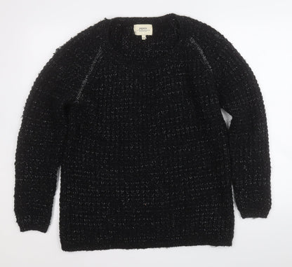 Womens UK Size 14 Papaya Black Pullover Jumper