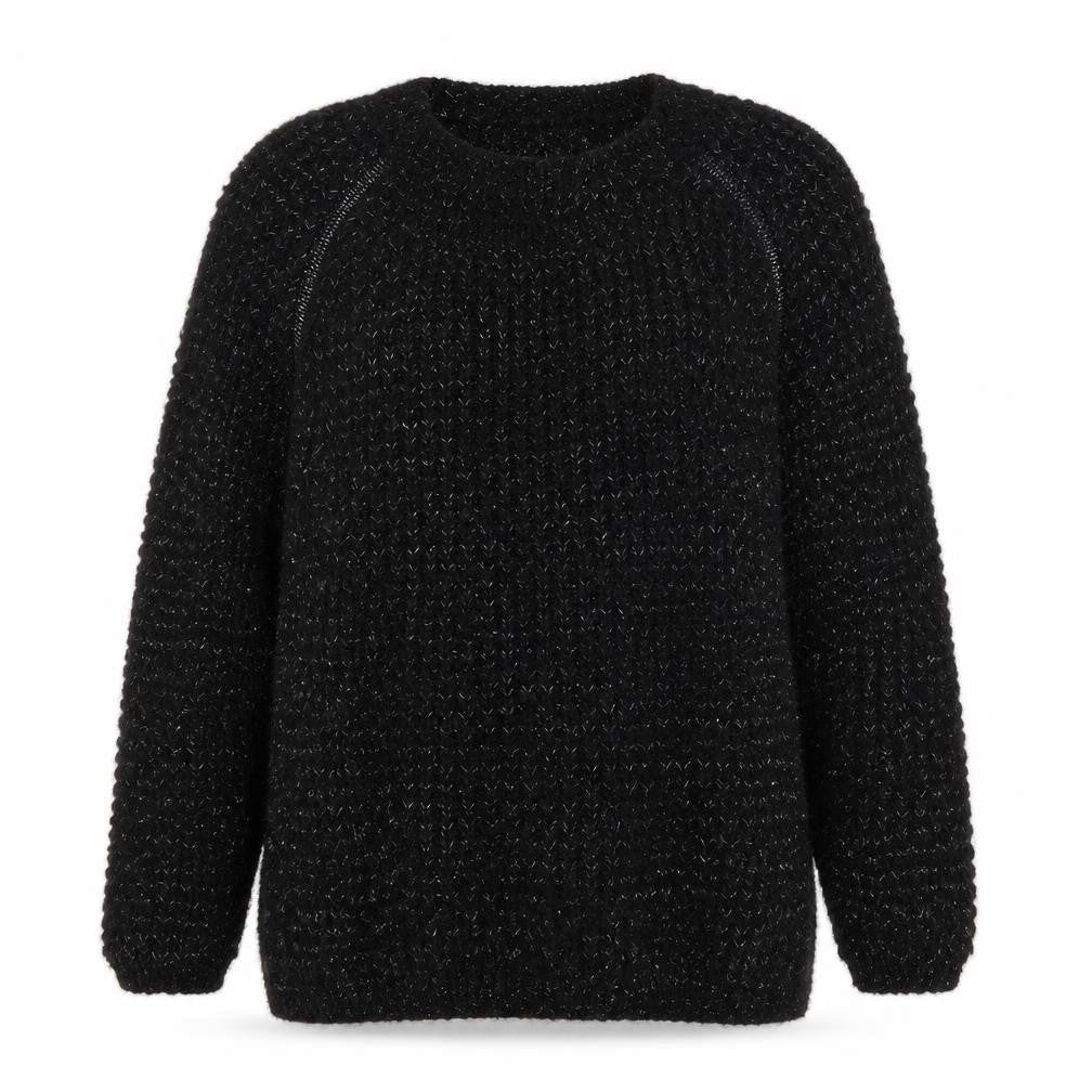 Womens UK Size 14 Papaya Black Pullover Jumper