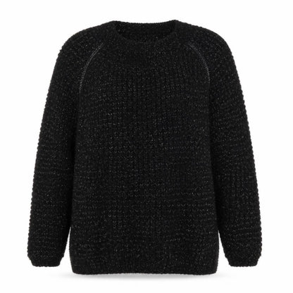 Womens UK Size 14 Papaya Black Pullover Jumper