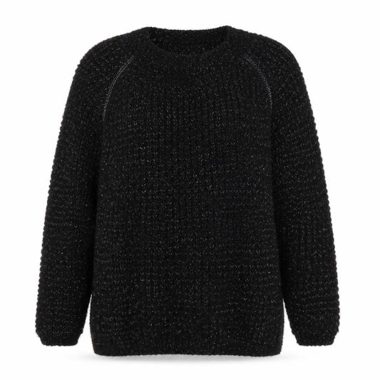 Womens UK Size 14 Papaya Black Pullover Jumper