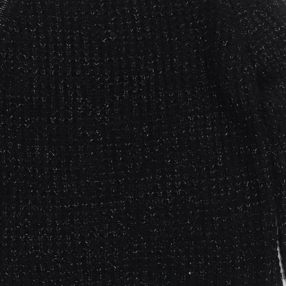 Womens UK Size 14 Papaya Black Pullover Jumper