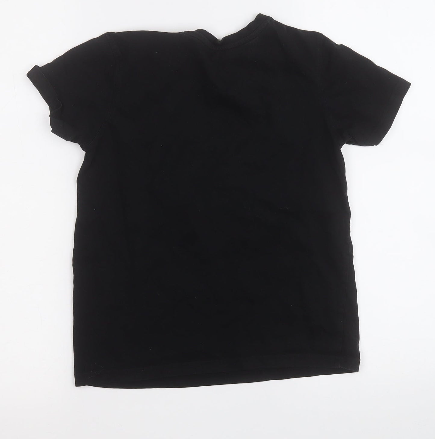 George Boys Black  Cotton Pullover T-Shirt Size 9-10 Years Round Neck  - Legit Gamer