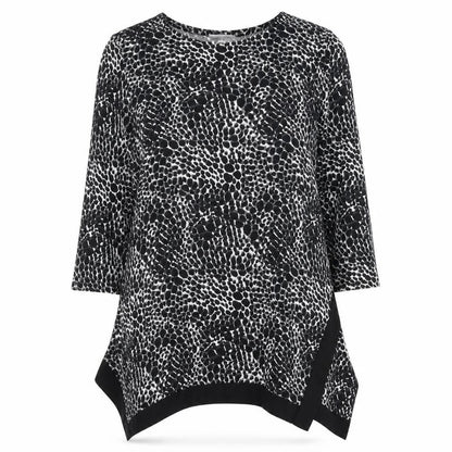 Apricot Womens Multicoloured Round Neck Geometric Polyester Pullover Jumper Size 10