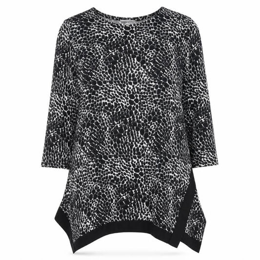 Apricot Womens Multicoloured Round Neck Geometric Polyester Pullover Jumper Size 10