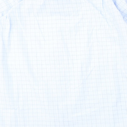 Mens UK Size 18 Debenhams Blue  Button-Up Long Sleeve Casual Shirt