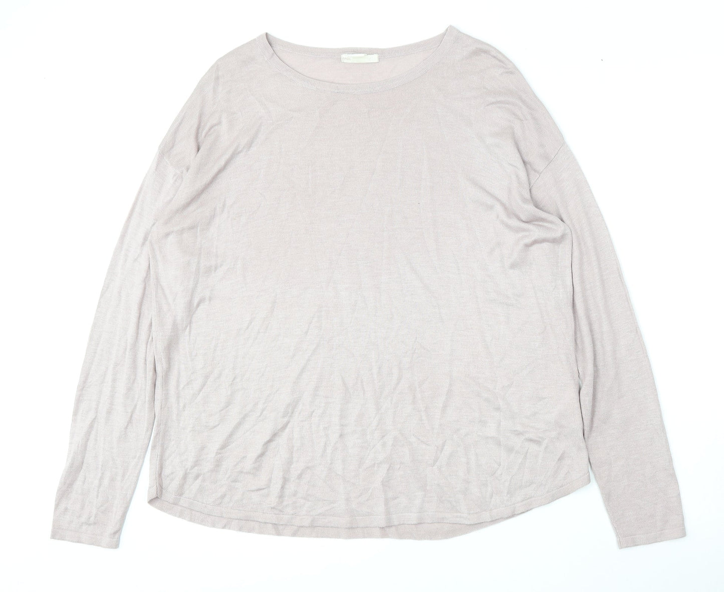 Womens UK Size M H&M Pink Pullover Jumper