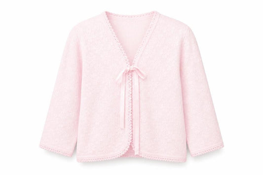 Lux Lux Womens Pink V-Neck  Acrylic Cardigan Jumper Size L