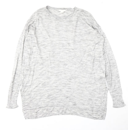 Womens UK Size XS H&M Grey Pullover Jumper