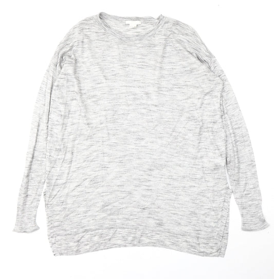 Womens UK Size XS H&M Grey Pullover Jumper