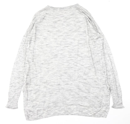Womens UK Size XS H&M Grey Pullover Jumper