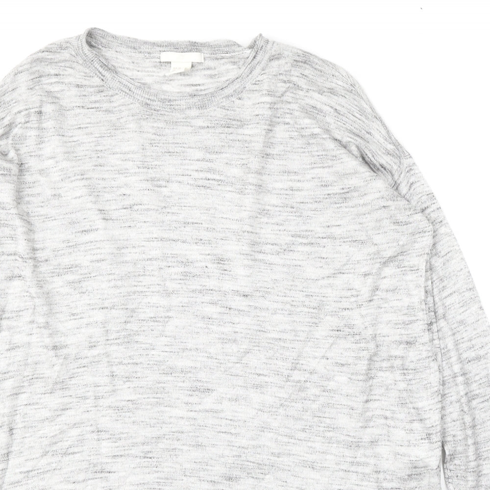 Womens UK Size XS H&M Grey Pullover Jumper