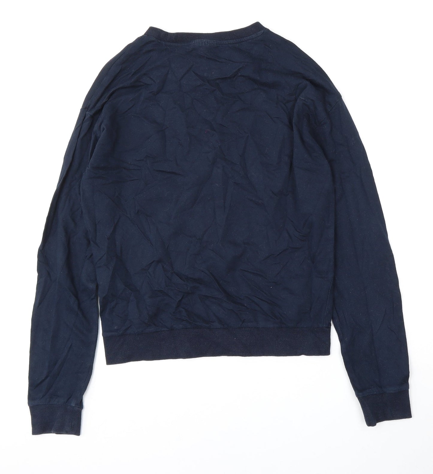 Mens UK Size XS H&M Blue Pullover Sweatshirt