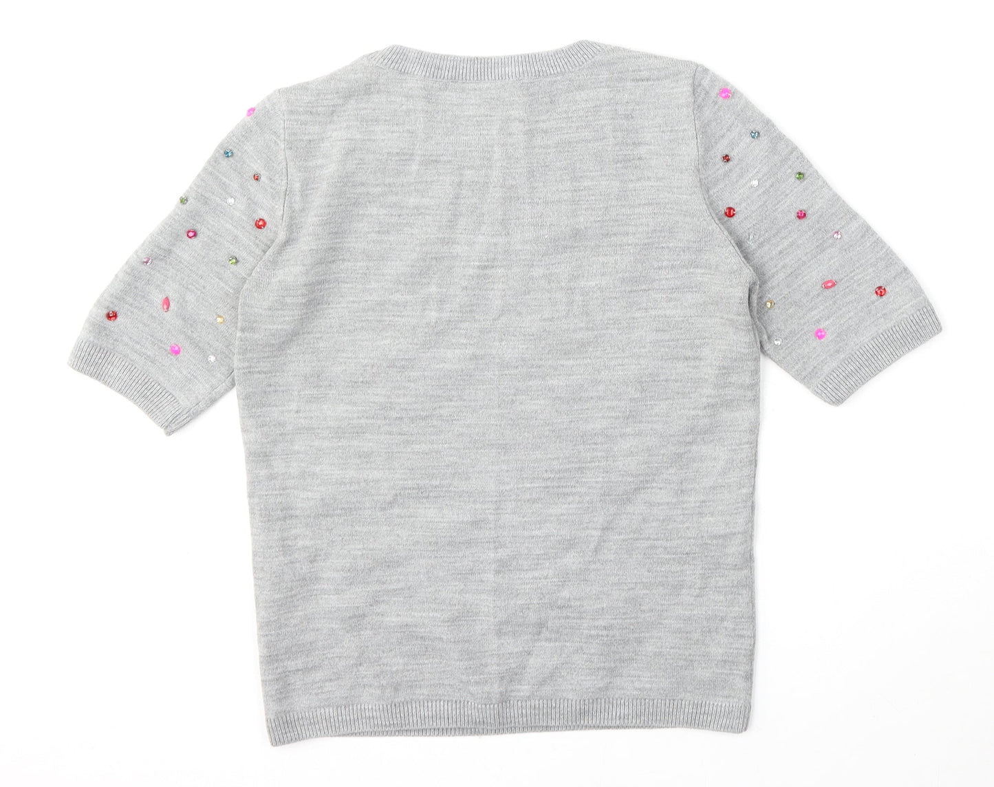 Womens UK Size 8 Marks and Spencer Grey Pullover Jumper