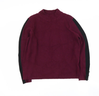 Womens UK Size 18 Marks and Spencer Purple Pullover Jumper