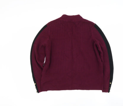 Womens UK Size 18 Marks and Spencer Purple Pullover Jumper