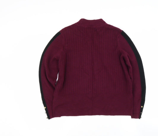 Womens UK Size 18 Marks and Spencer Purple Pullover Jumper