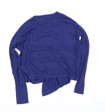 Womens UK Size 16 sainsburys Blue Cardigan Jumper