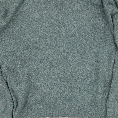 VERA MONDa Womens Green Round Neck  Acrylic Pullover Jumper Size S