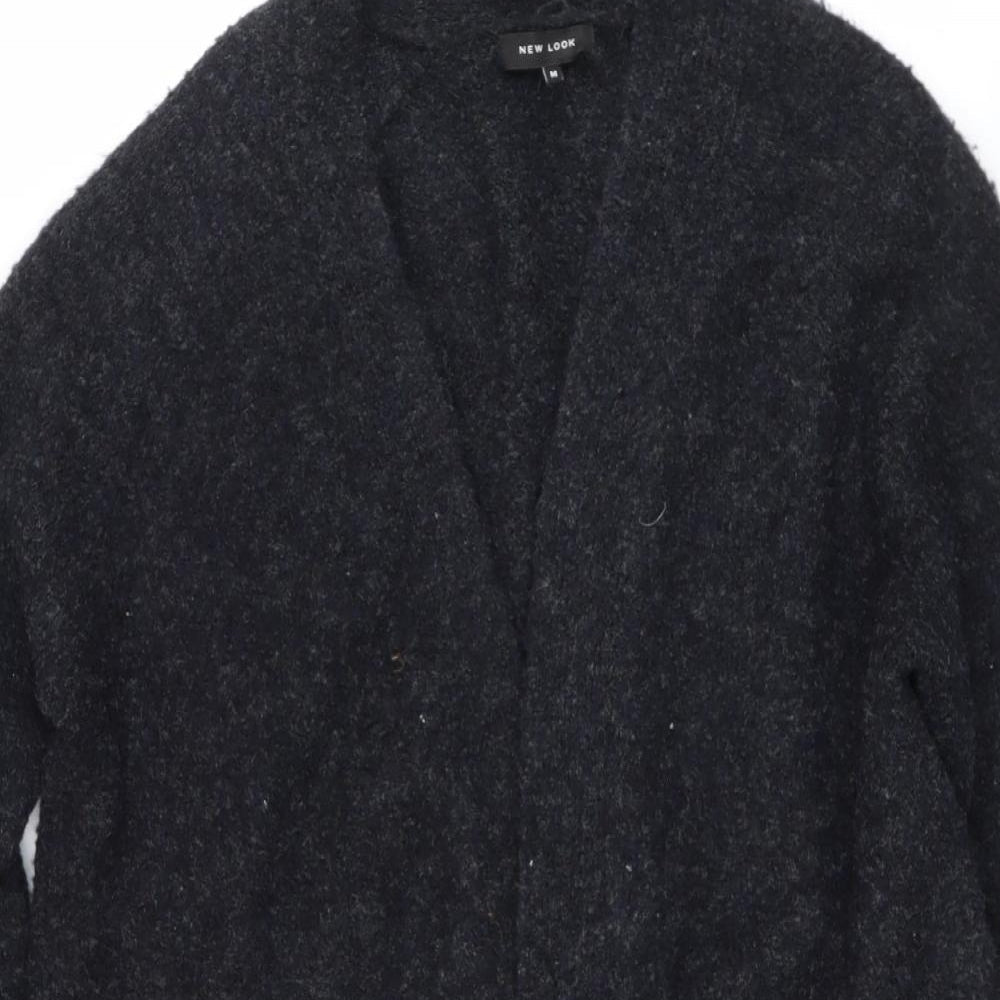 Womens UK Size M new look Grey Cardigan Jumper