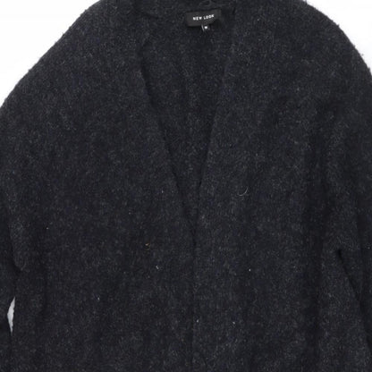 Womens UK Size M new look Grey Cardigan Jumper