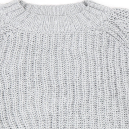 Womens UK Size 10 Missguided Grey Pullover Jumper