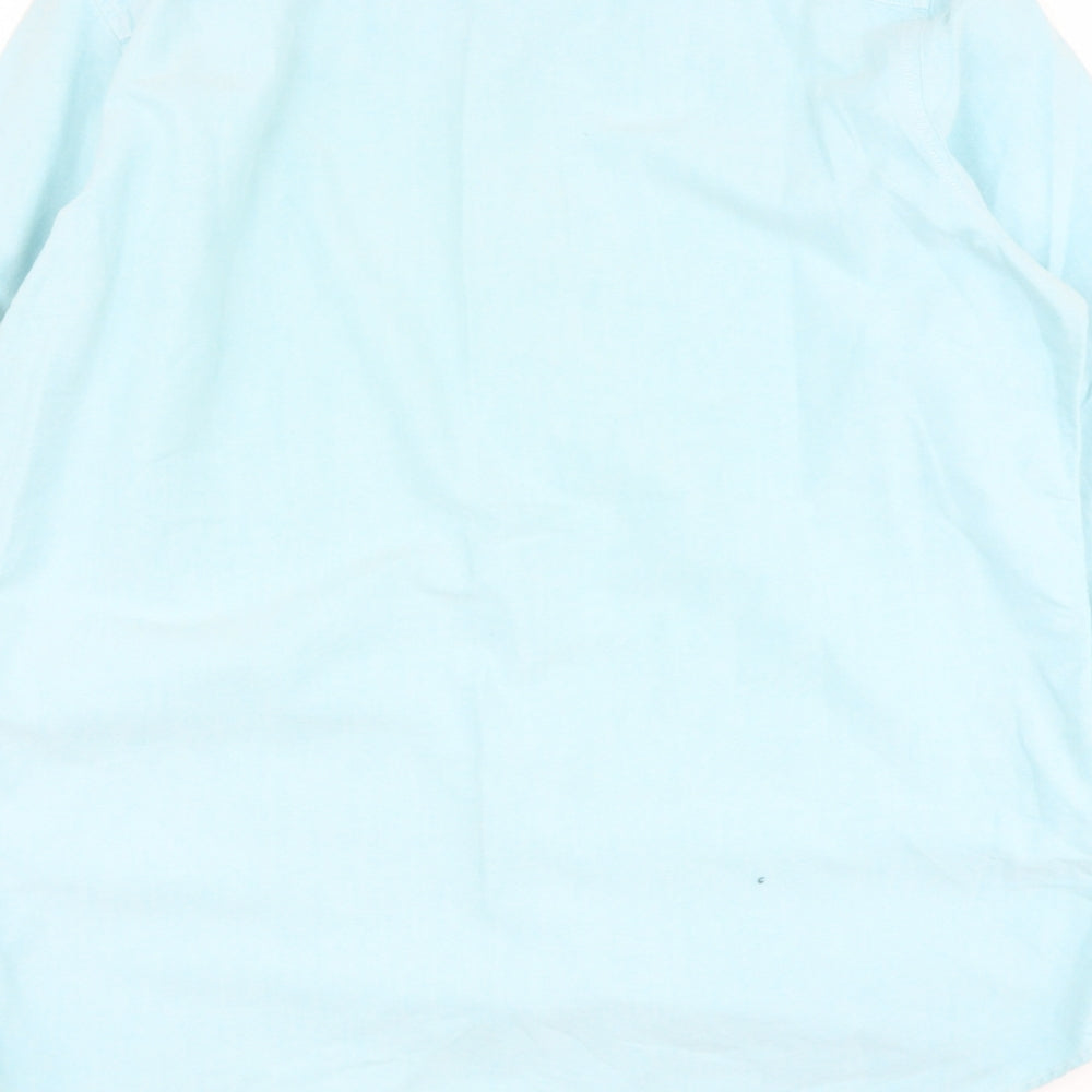 American Eagle Outfitters Mens Blue  Cotton  Button-Up Size XL Collared