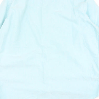 American Eagle Outfitters Mens Blue  Cotton  Button-Up Size XL Collared