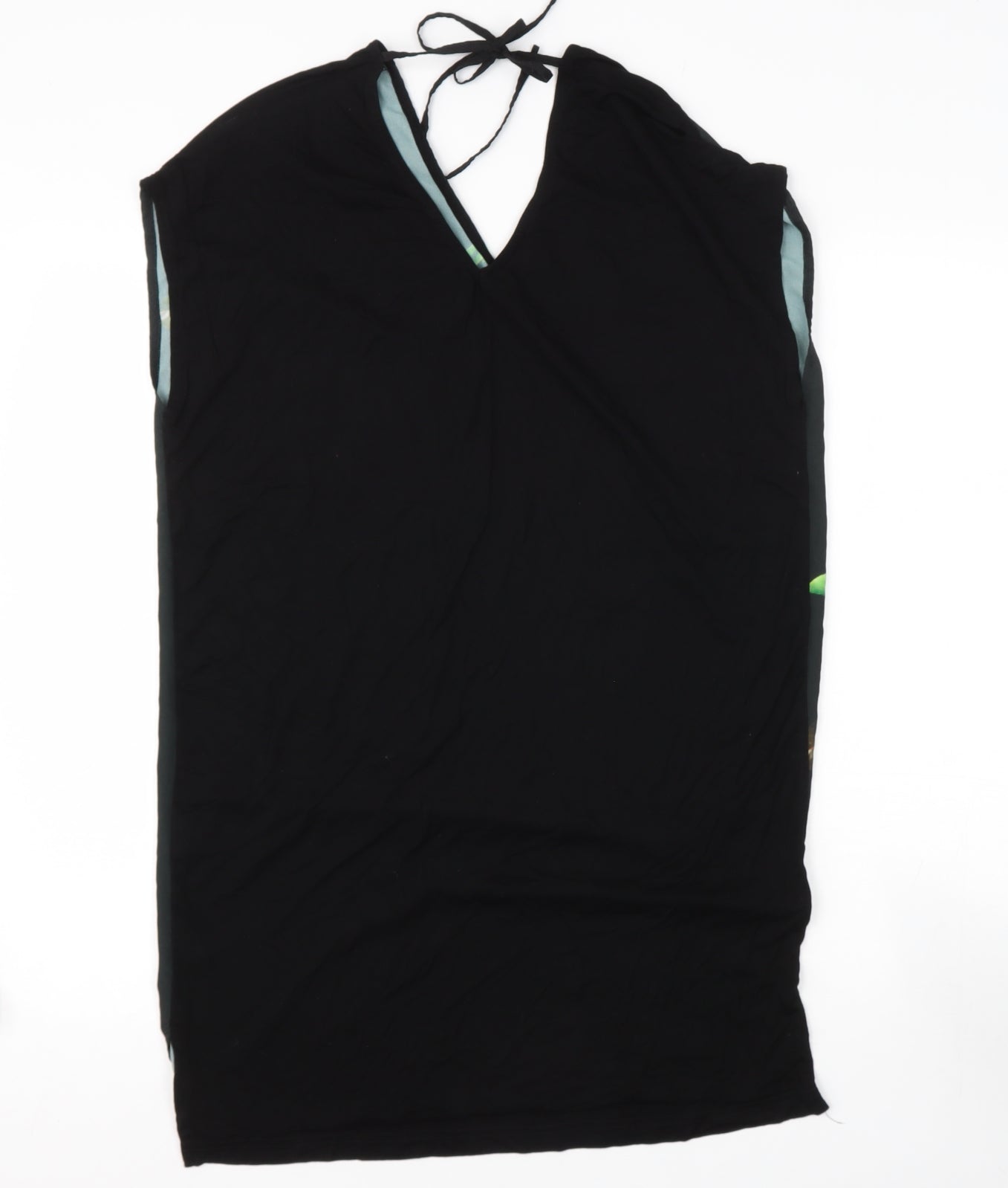 Womens UK Size 8 Warehouse Multicoloured Basic Blouse