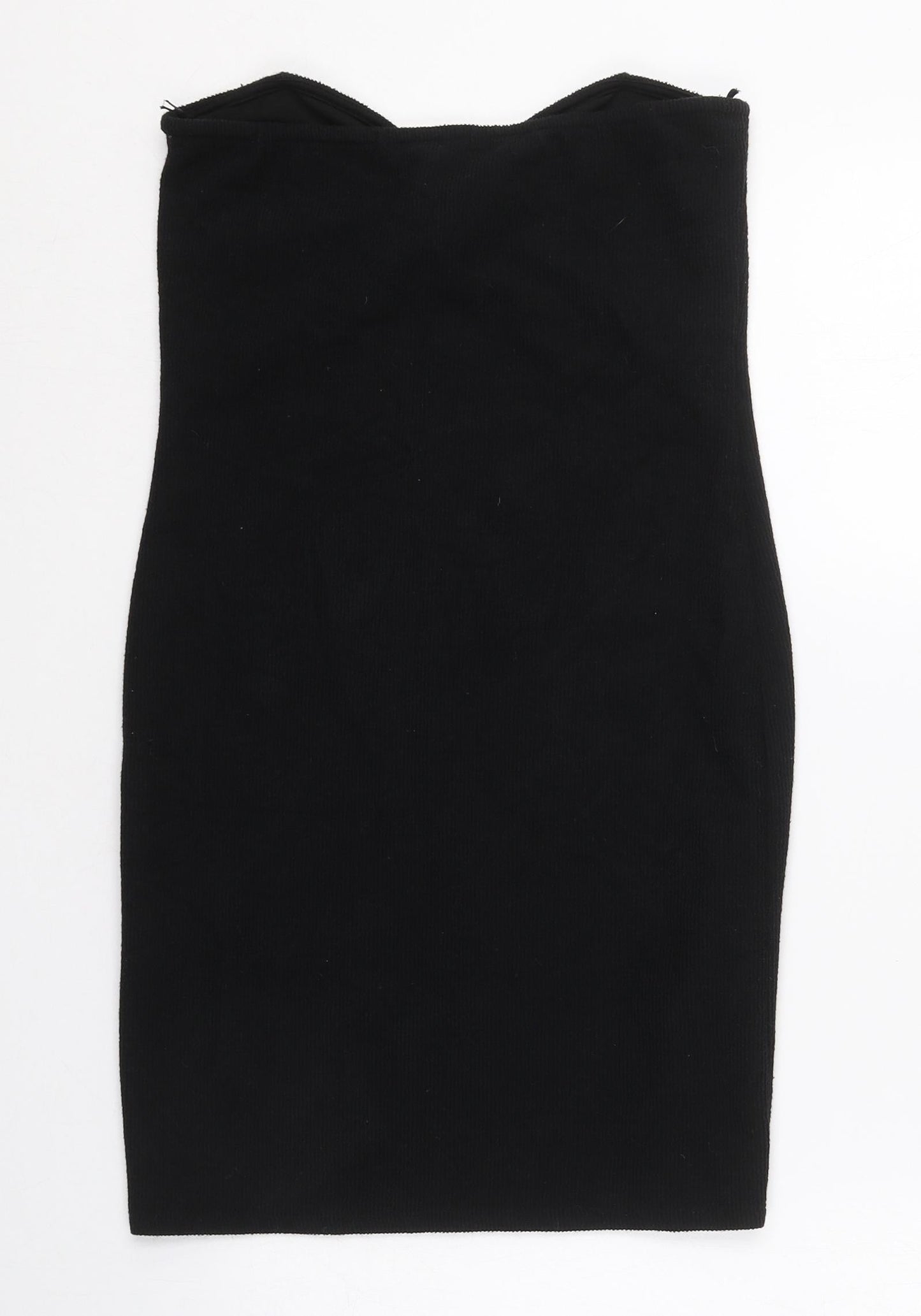H&M Womens Black  Polyester Bodycon  Size S  Sweetheart