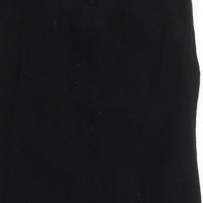 H&M Womens Black  Polyester Bodycon  Size S  Sweetheart