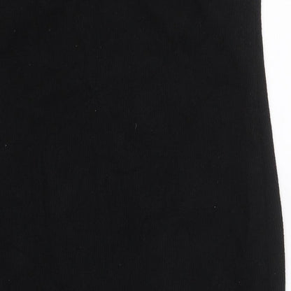 H&M Womens Black  Polyester Bodycon  Size S  Sweetheart