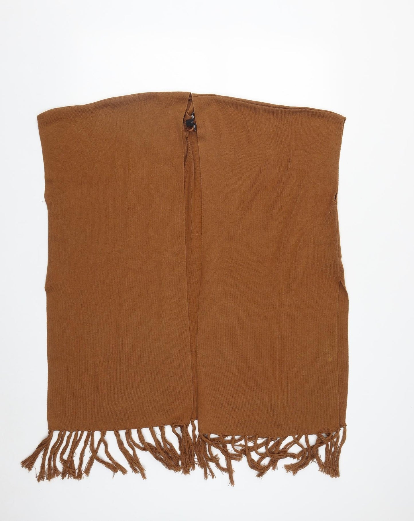 Womens UK Size S Atmosphere Brown Cape Jumper