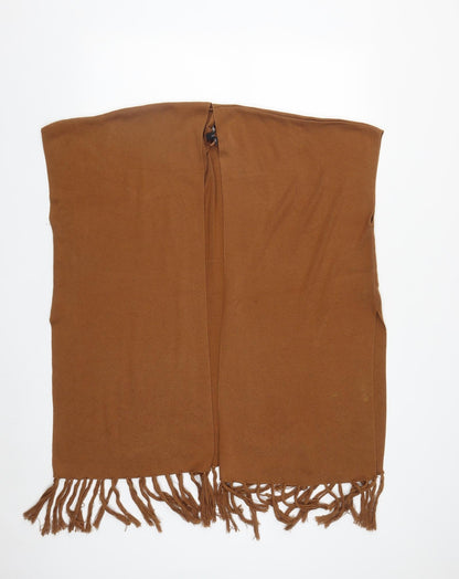 Womens UK Size S Atmosphere Brown Cape Jumper