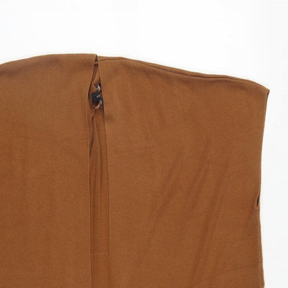 Womens UK Size S Atmosphere Brown Cape Jumper