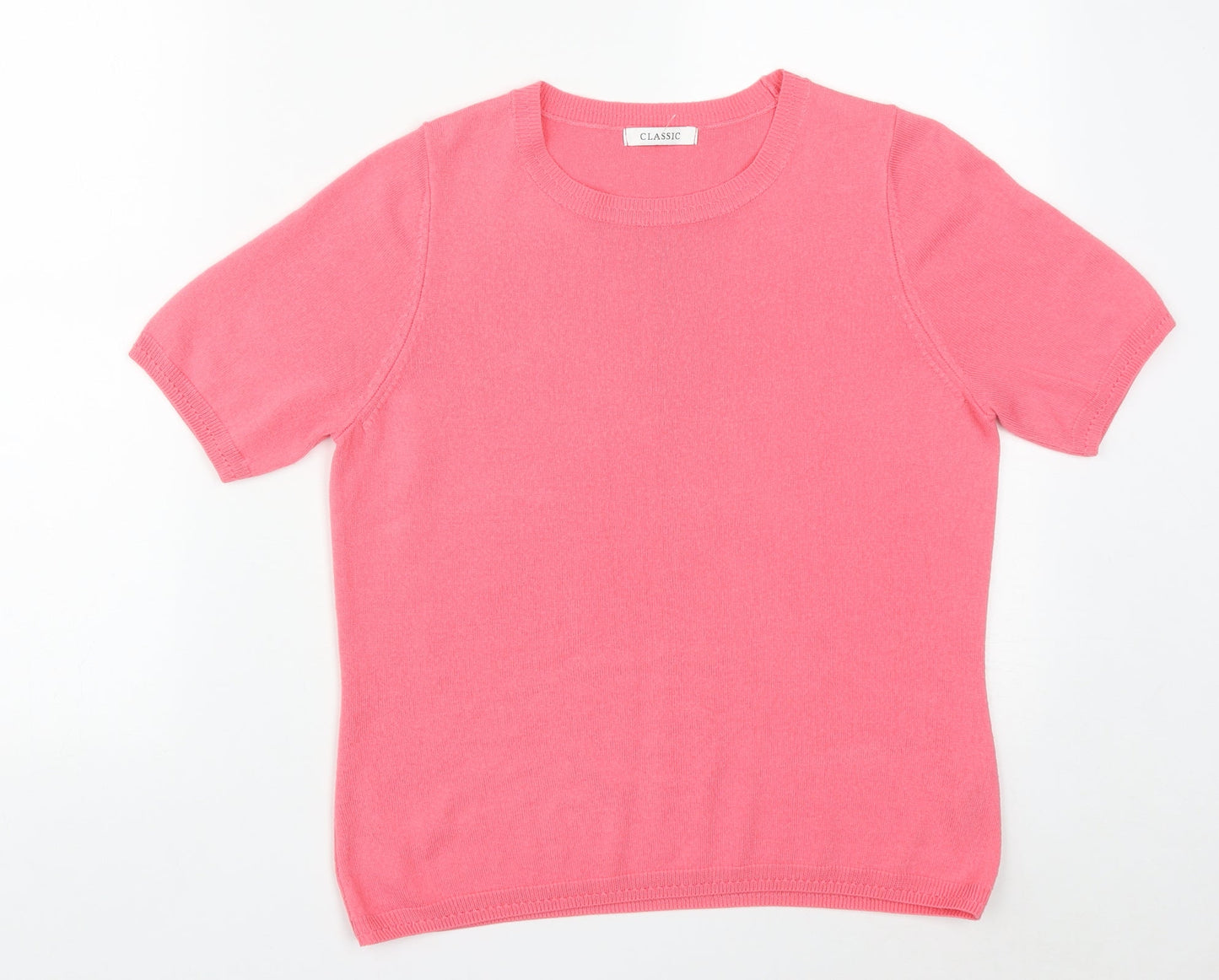 Womens UK Size 12 Marks and Spencer Pink Pullover Jumper