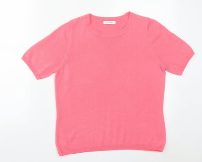 Womens UK Size 12 Marks and Spencer Pink Pullover Jumper