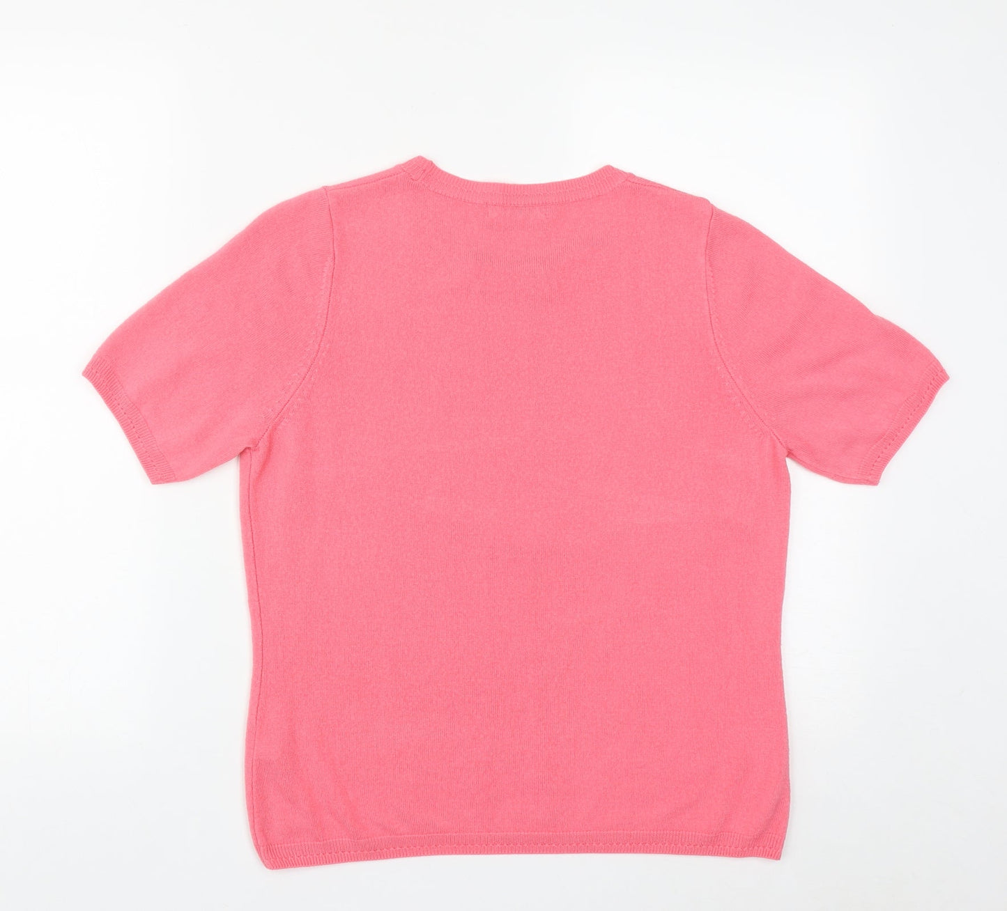 Womens UK Size 12 Marks and Spencer Pink Pullover Jumper