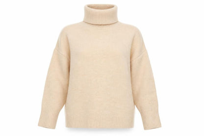 Womens UK Size S George Beige Pullover Jumper