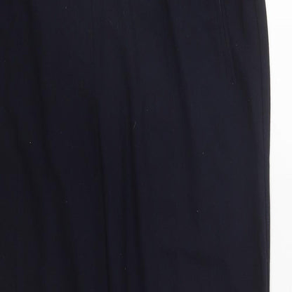 Womens UK Size 14 Marks and Spencer Regular Fit  Blue Trousers