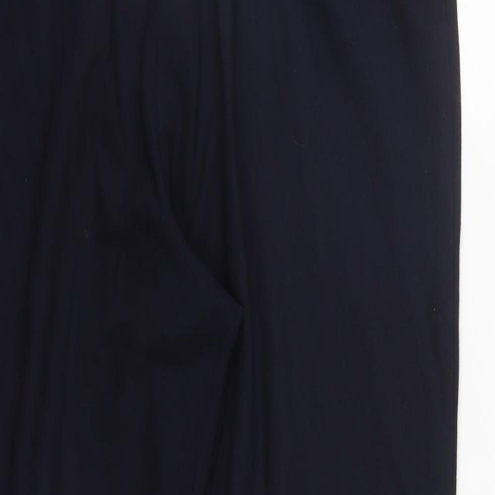 Womens UK Size 14 Marks and Spencer Regular Fit  Blue Trousers