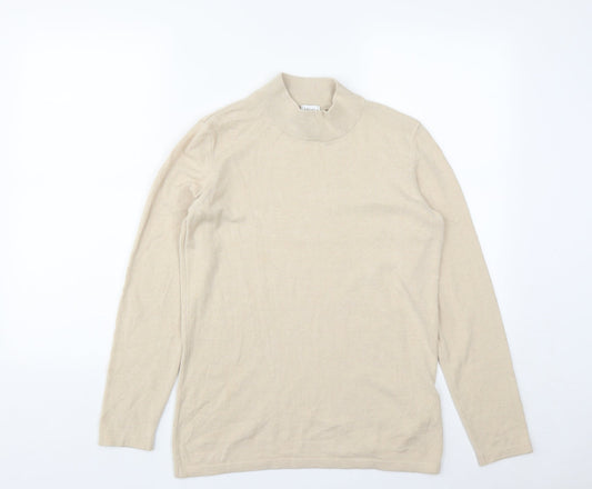 Womens UK Size 12 Mona Beige Pullover Jumper