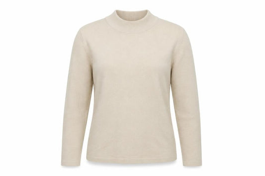 Womens UK Size 12 Mona Beige Pullover Jumper