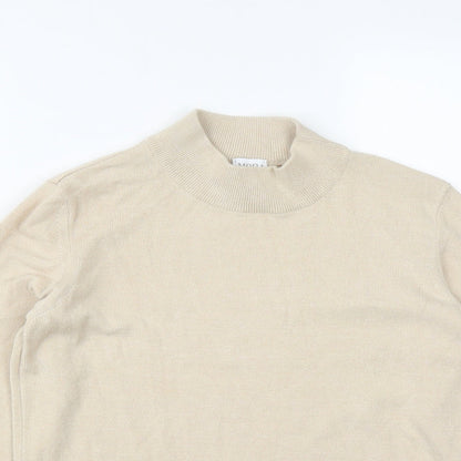 Womens UK Size 12 Mona Beige Pullover Jumper