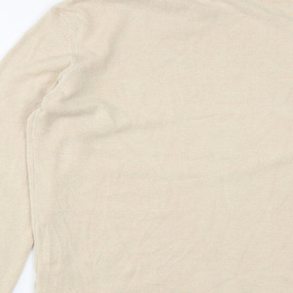 Womens UK Size 12 Mona Beige Pullover Jumper