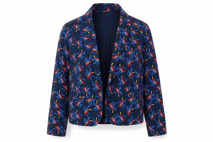 George Womens Black Geometric  Jacket  Size 14