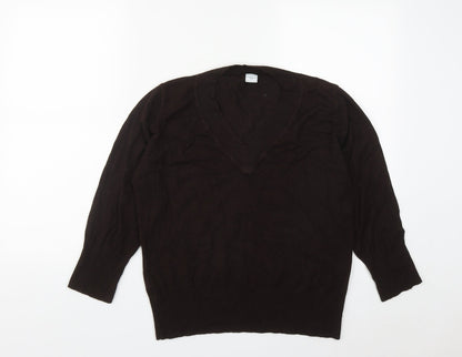 Womens UK Size M New Look Brown Pullover Jumper